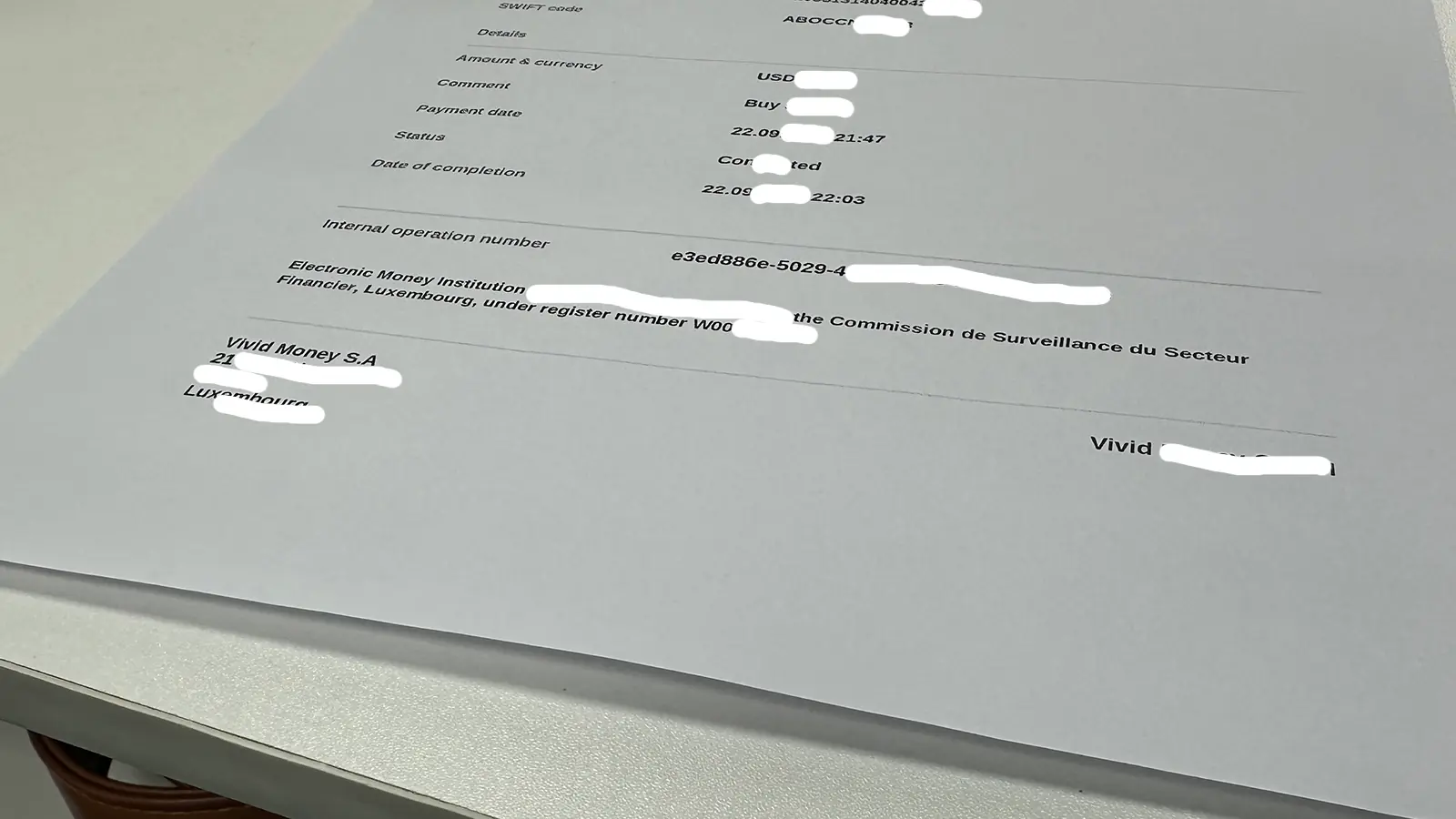Payment terms when importing from China: bank wire confirmation receipt
