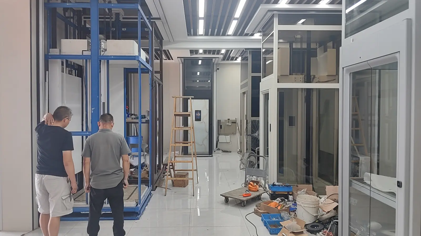 Elevator parts from China: factory supervision on site for lift components
