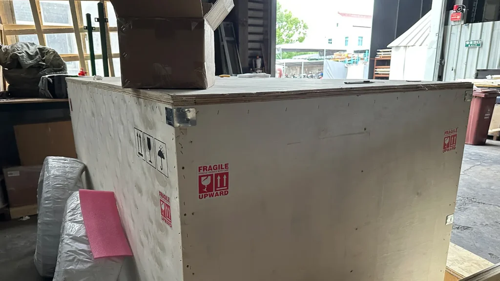 Import from China to Indonesia: export preparation and packing before shipping