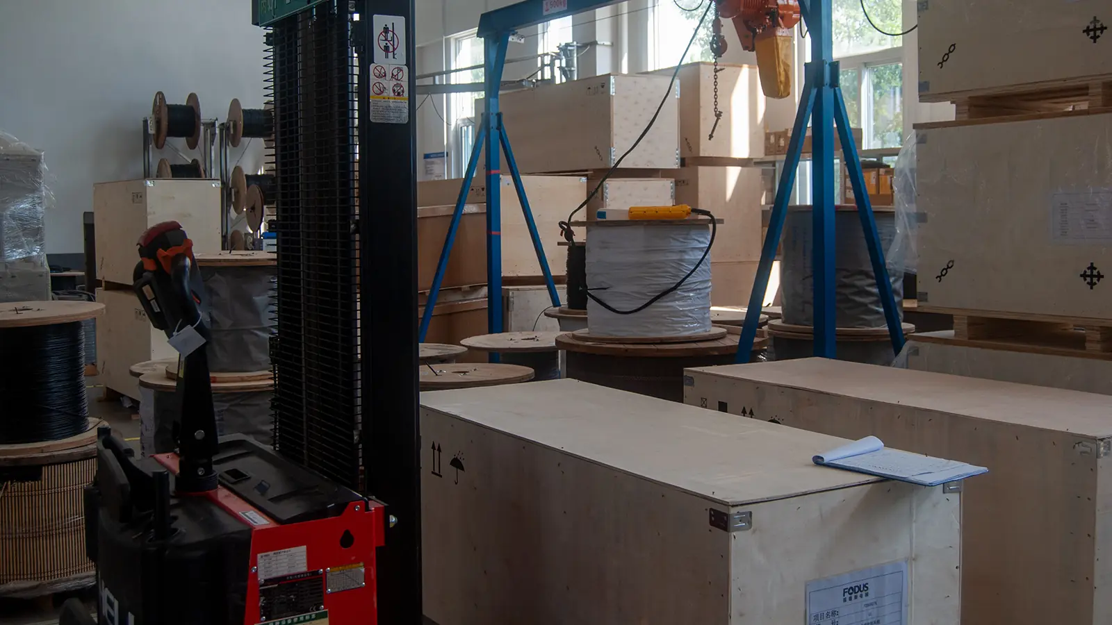 Import cost calculator: shipment preparation at the factory before freight and duty are added