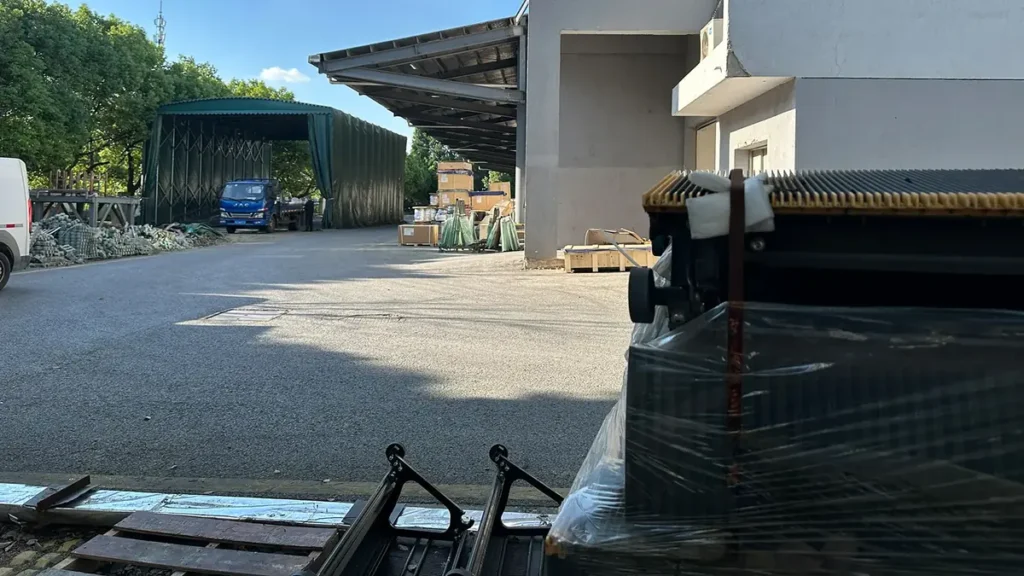 Import from China to Thailand: goods packed and staged for shipment in China