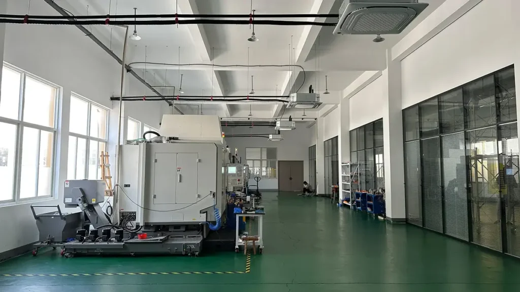Chinese New Year factory shutdown 2027: machine shop floor inside a Chinese factory